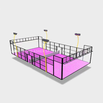 맞춤형 내구성 야외 패델 코트 안티 슬리프 잔디로 테니스 코트 10x20m 실내 야외 크리켓 코트