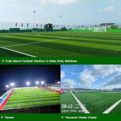 FIFA 품질 인공 잔디 반 슬리프 착용 저항 낮은 마찰 인공 잔디 방수 핫 판매 합성 잔디 공급자 OEM 공장