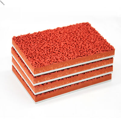 학교 및 대학용 10년 보증 고급 하이브리드 플라스틱 스포츠 트랙 - 소매량 주문 가능 편리 설치 키트 포함