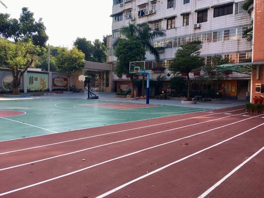 동남아시아 원스톱 조립식 고무 육상 트랙 – 전체 디자인, 제조 및 설치