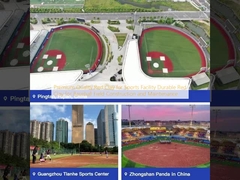 프리미엄 품질의 스포츠 시설용 붉은 점토, 야구장 건설 및 유지 보수를 위한 내구성이 뛰어난 붉은 점토